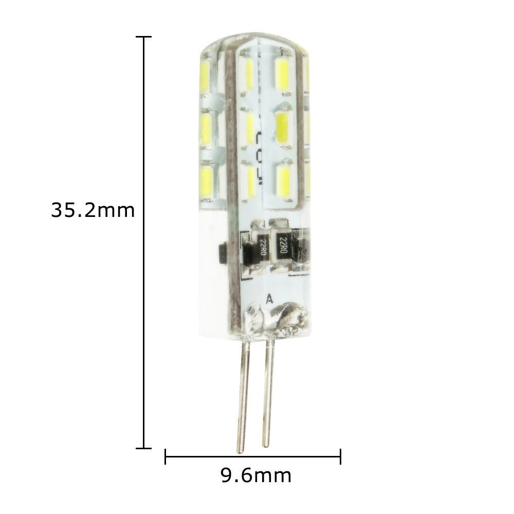 Trade Shop - Lampadina Led 3w 24 Smd G4 3014 Attacco A Spillo Luce Bianca Calda Fredda 12v -