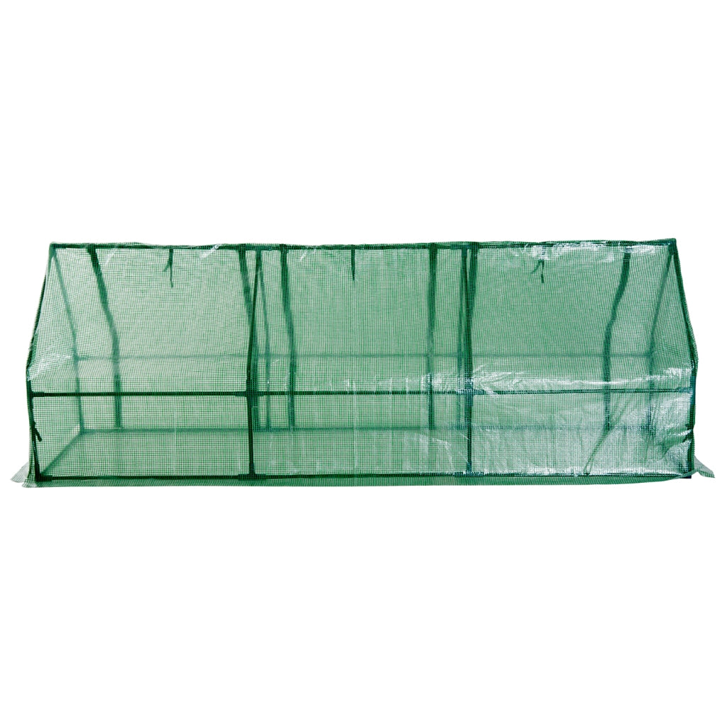 Serra da Giardino Tunnel 180x90x90 cm ¨C zephmum ¨C Verde Antracite Acero PE 140g/m2