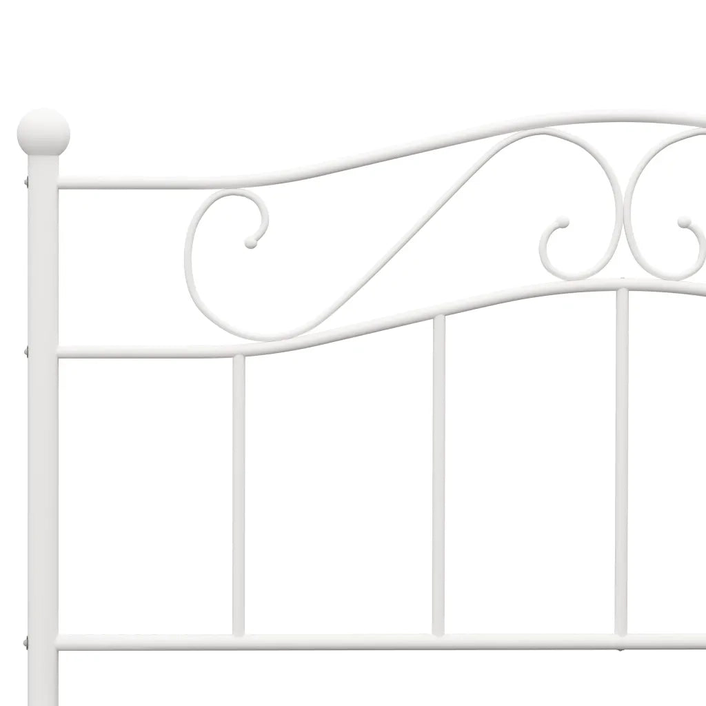 Giroletto-Struttura Letto Bianco in Metallo 140x200 cm 134677