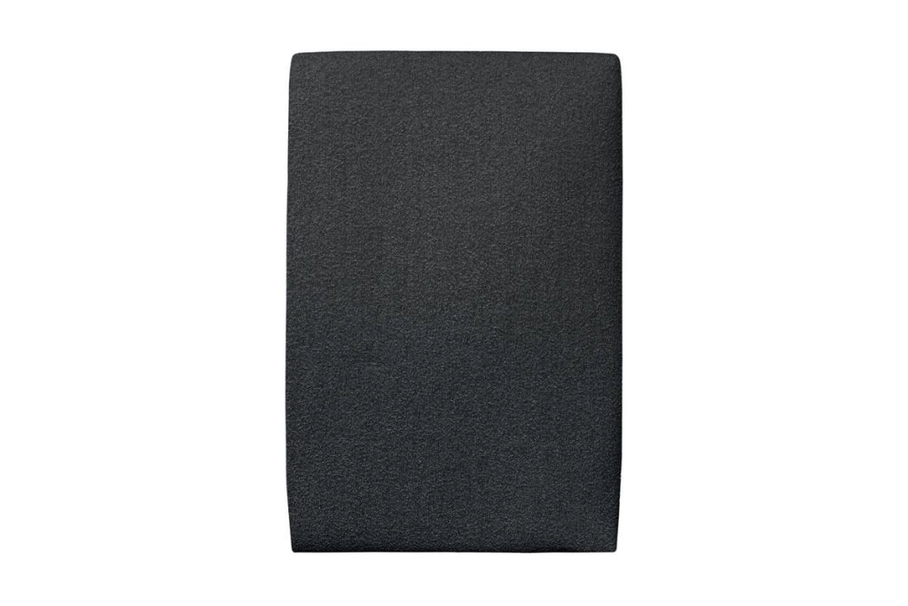 Letto 90x200 cm con testata imbottita - tessuto bouclé