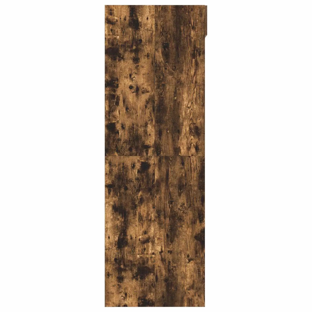 Mobiletto per lavatrice Rovere fumé 67,5 x 68 x 200 cm