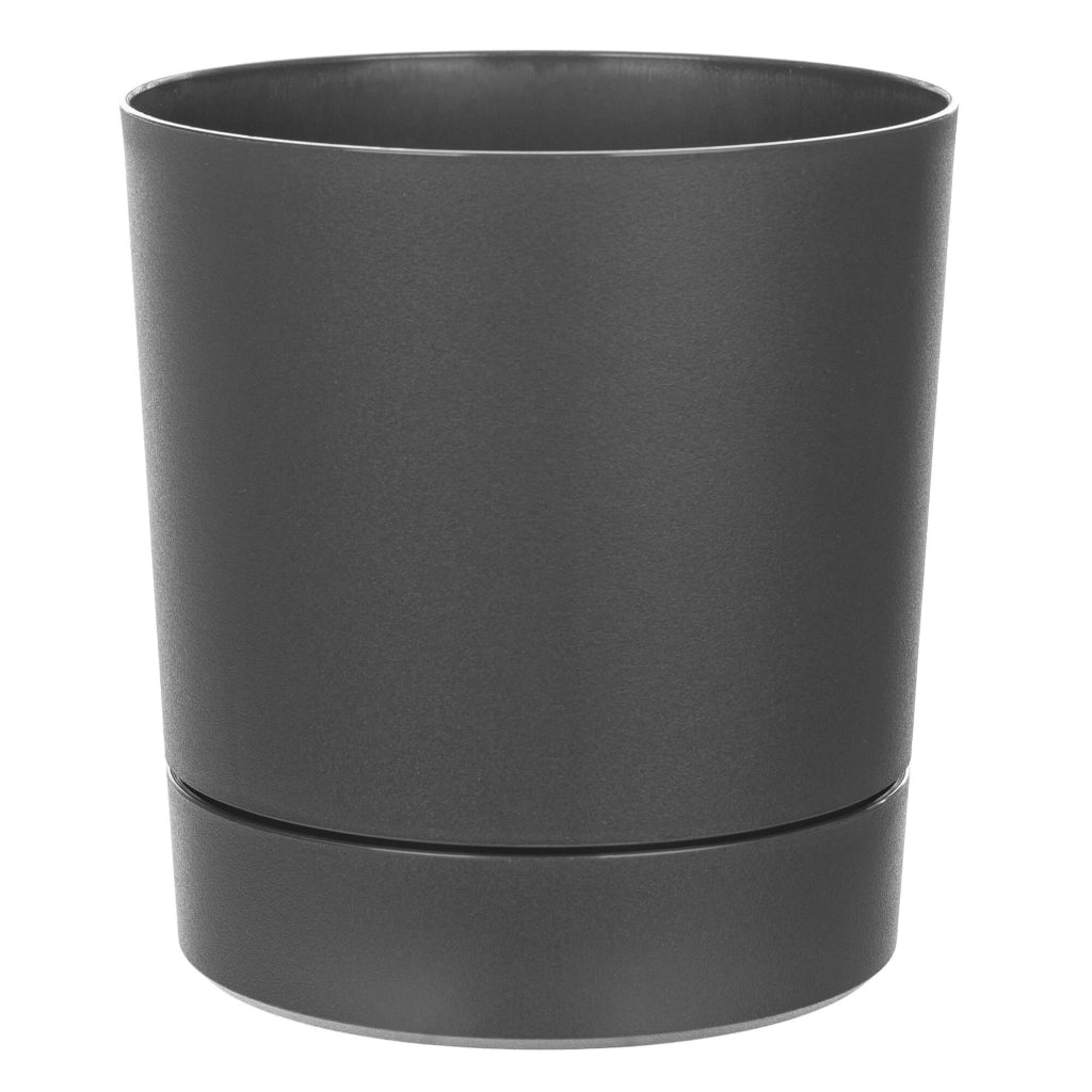 Vaso da fiori KADAX con supporto, rotondo, in plastica, 27,5 cm
