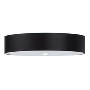 Lampadario da soffitto rotondo nero a 5 luci della serie SKALA, 60 cm, attacco E27