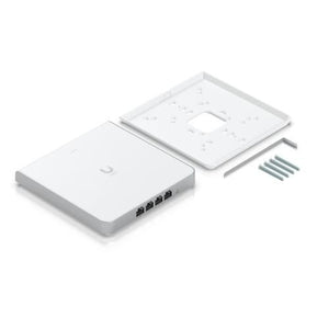 Ubiquiti access point u6 enterprise in-wall wireless unifi  3p rj45 2.5 gbe wifi 6e  4x4 mimo 600+ client - u6-enterprise-iw