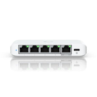 Ubiquiti switch usw-flex-2.5g-5 5 porte lan 2.5gbe poe+ gigabit di cui 1 porta input poe++ l2 - USW-FLEX-2.5G-5-EU
