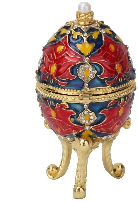 Scatola di conservazione per gioielli - Progetto Pasqua - Misto di metalli - Decorazione - Cassetto per gioielli - Cassetto di conservazione - 5 x 10 cm - Cassetto per conservazione di gioielli
