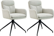2er Set Esszimmerstuhl Somers Stoff