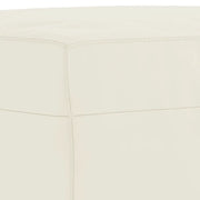 Set di Divani 4 pz con Cuscini Crema in Velluto