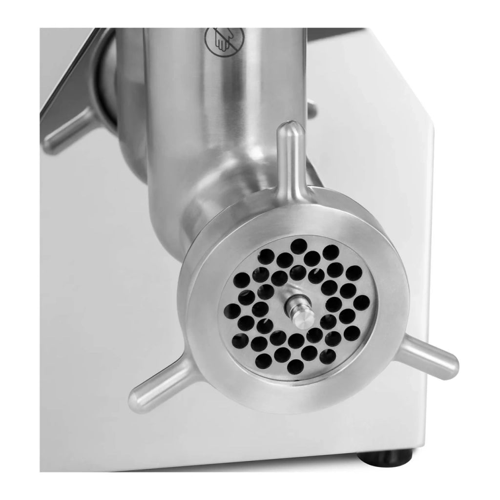 Tritacarne in acciaio inox 480 kg/h 3 accessori per salsicce inclusi 14_0001954