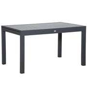 Easycomfort Tavolo da Giardino Allungabile per 8-10 Persone, in Alluminio, 135-270x90x75cm, Grigio