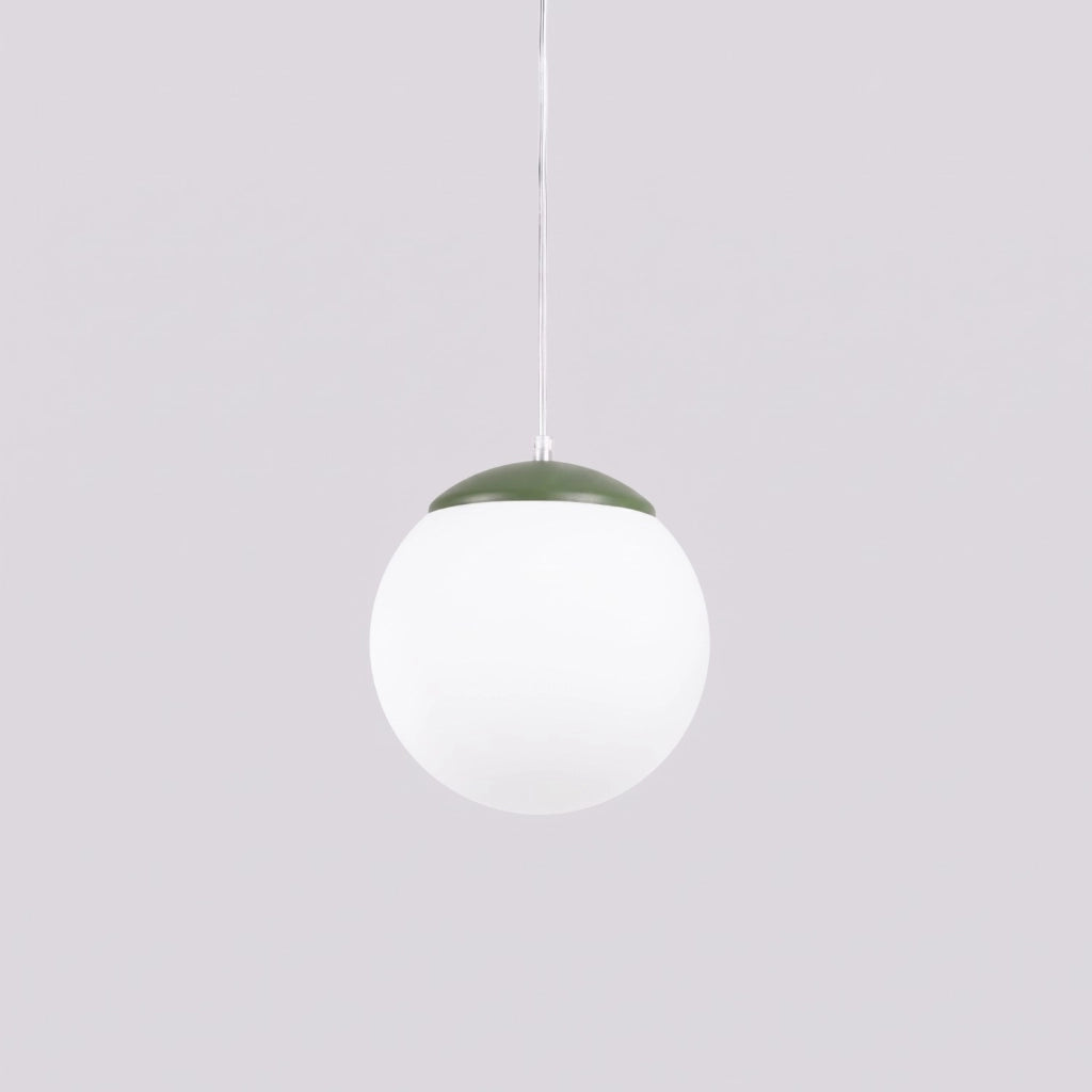 Lampada a sospensione UGO 20 verde oliva