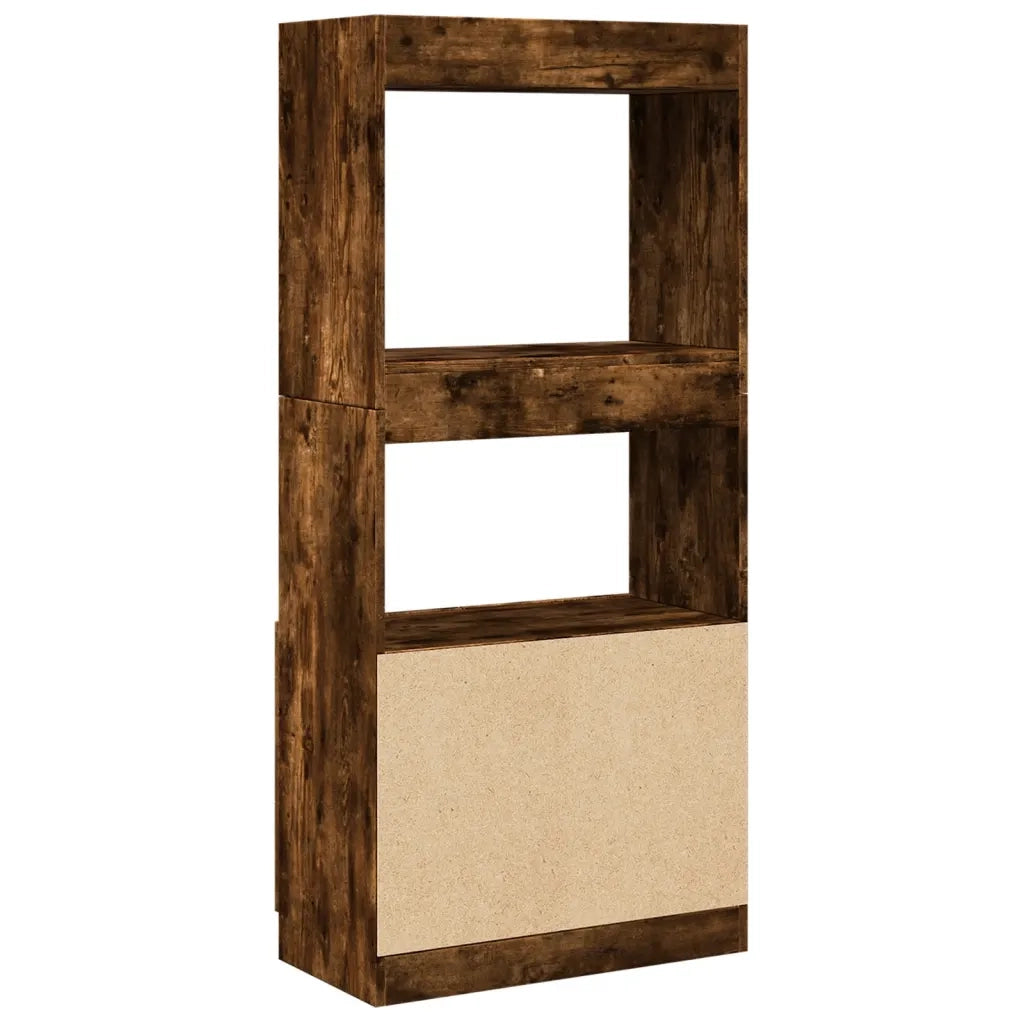 Credenza Rovere Fumo 63x33x140 in Truciolato 855110