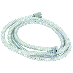 Flessibile doccia plastica chrome bianco cm 150 1/2