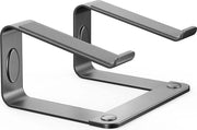 Altezza per Laptop Ergonomica - Elevatore per Laptop da 10-15.6 Pollici per Scrivania in Acciaio Inox (Argento Grigio)