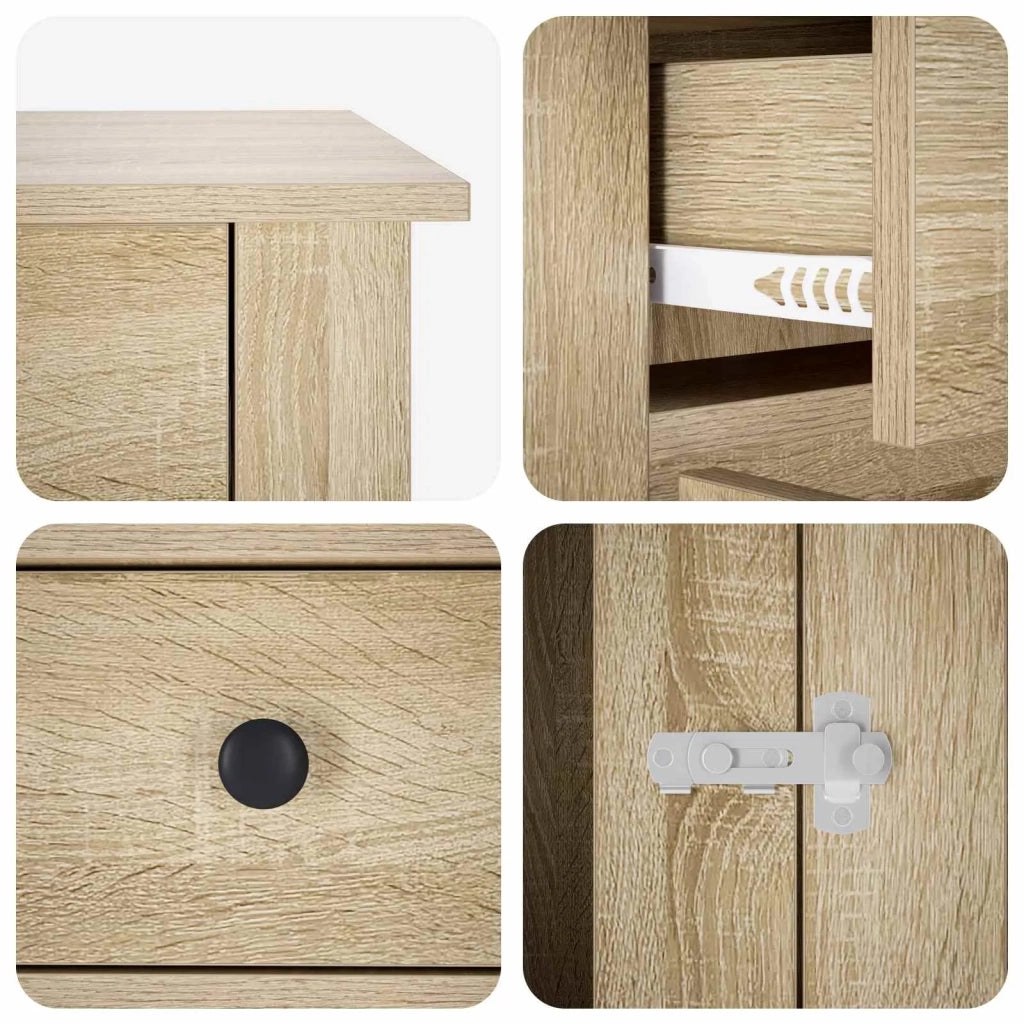 Mobile da cassa per cani Rovere Sonoma 90 x 47,5 x 80 cm 8014774