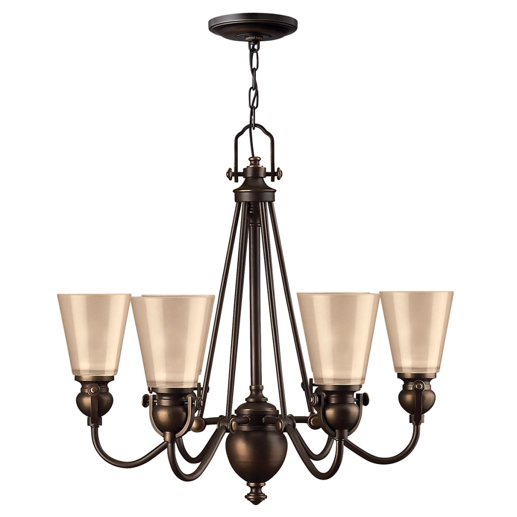 Lampadario antico bronzo Mayflower 6xE27 60W Hinkley