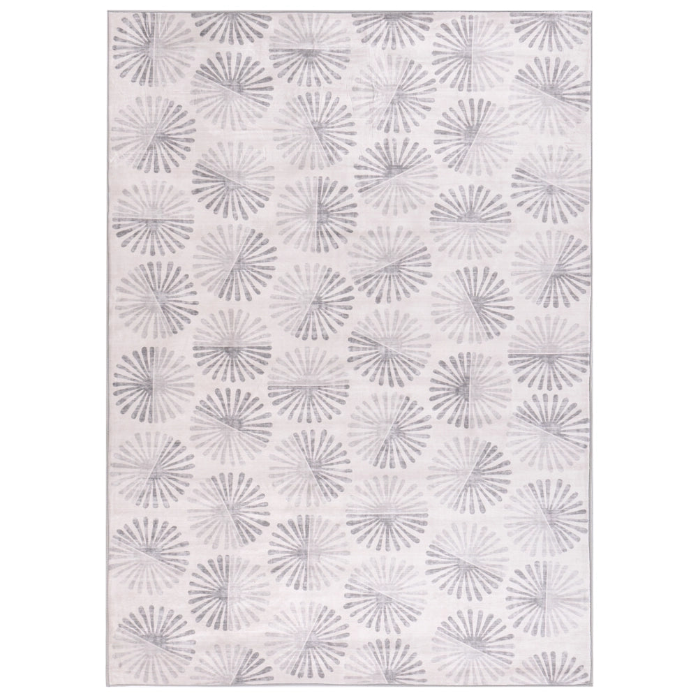 Tappeto passatoia dal motivo astratto Fondo antiscivolo Beige chiaro 140 x 200 cm Catak