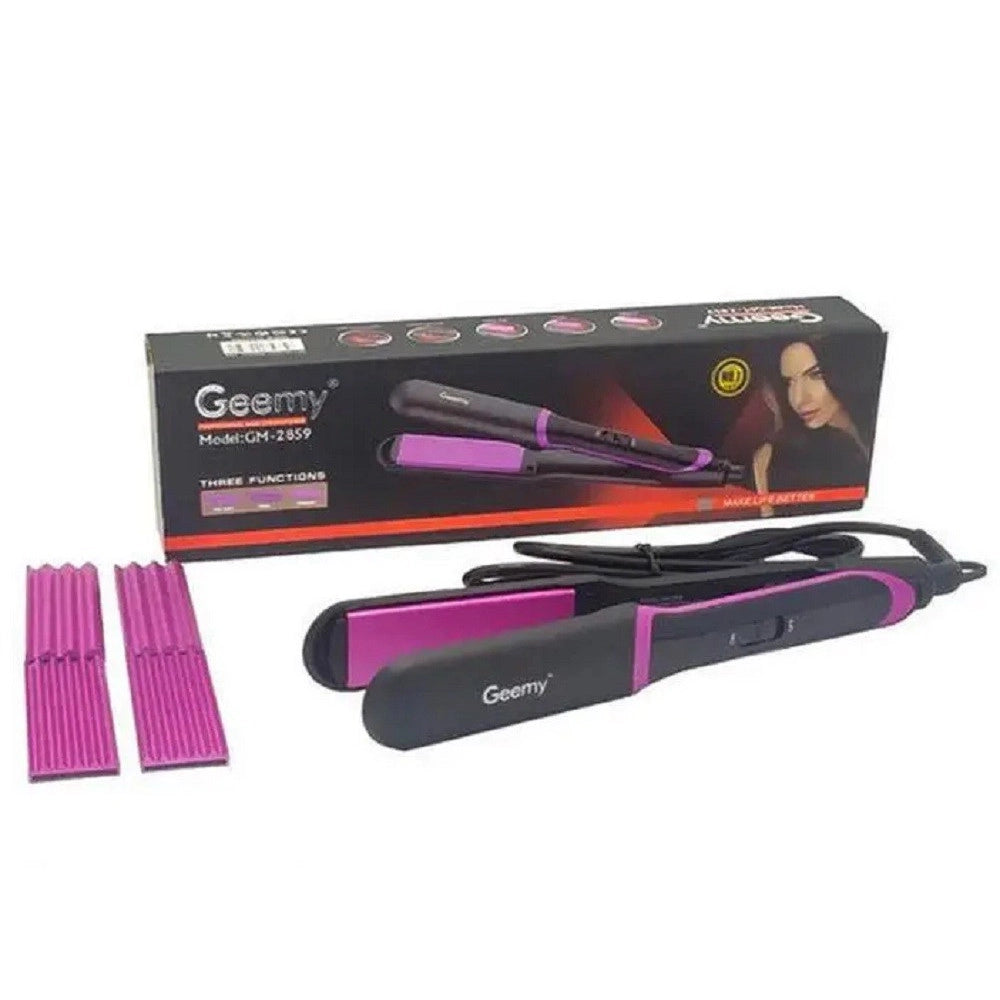 Trade Shop - Piastra Professionale Capelli 3in1 Multistyler Ondulata Ugelli 3 Funzioni Gm2859 -