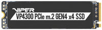 Ssd patriot 2tb viper vpn4300 m.2 2280 pcie gen4 gaming  read:7400mb write:5500 mb/s - vp4300-2tbm28h