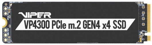 Ssd patriot 2tb viper vpn4300 m.2 2280 pcie gen4 gaming  read:7400mb write:5500 mb/s - vp4300-2tbm28h