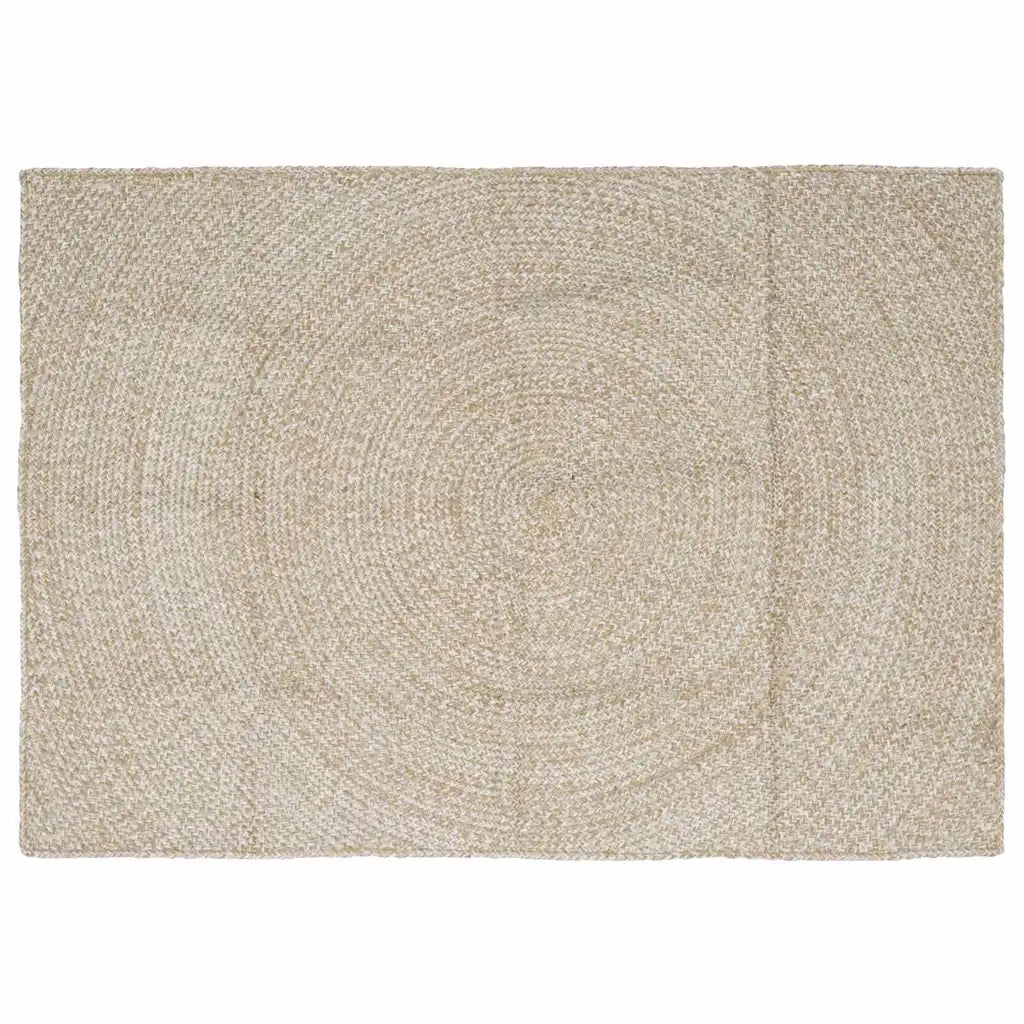 Tappeti per area Naturale e Bianco 140 x 200 cm Juta 42010605