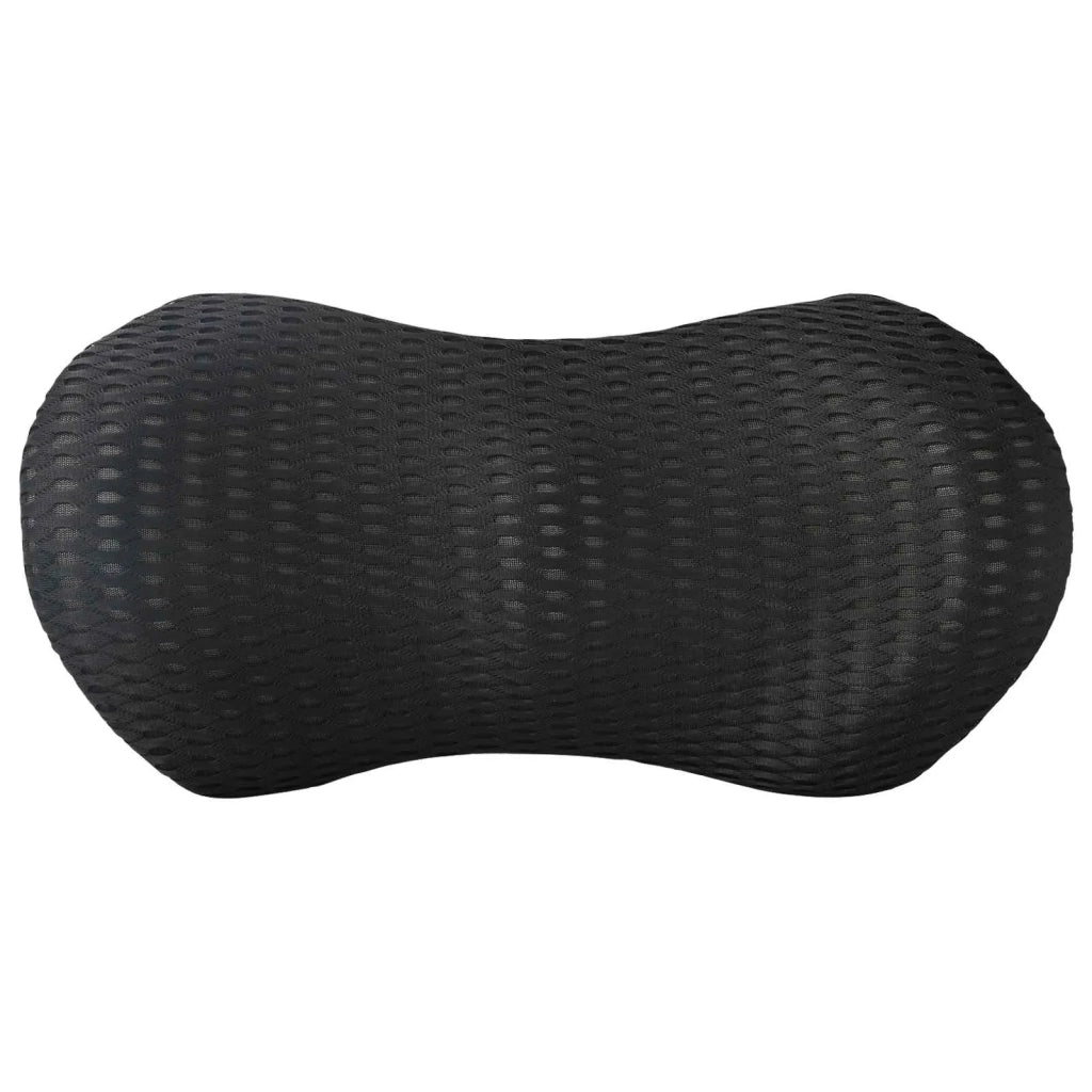 Cuscino lombare Nero Schiuma Memory 46 x 24 x 11 cm CFW2889811