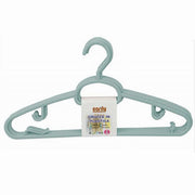 Trade Shop - Set 5 Pz Grucce Plastica Stampelle Appendiabito Pantaloni Giacche Azzurro 79327 -