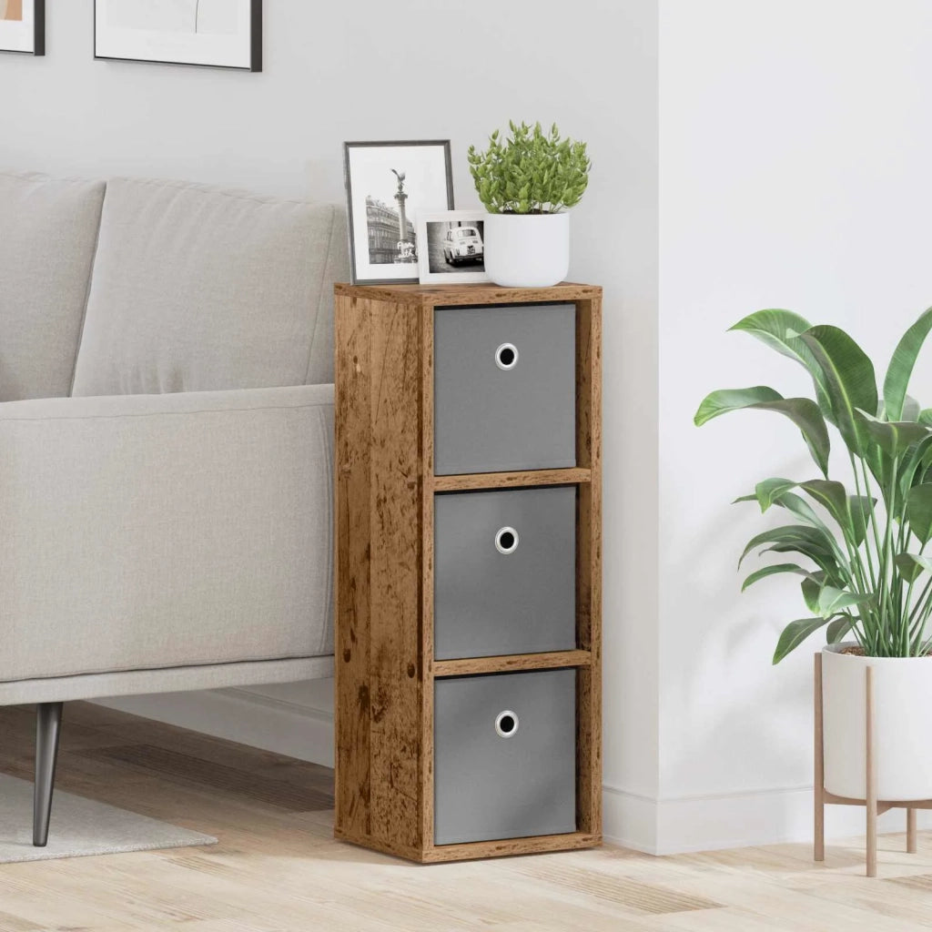 Credenza con cassetto Legno vecchio 25,5 x 22 x 69,5 cm 8000554