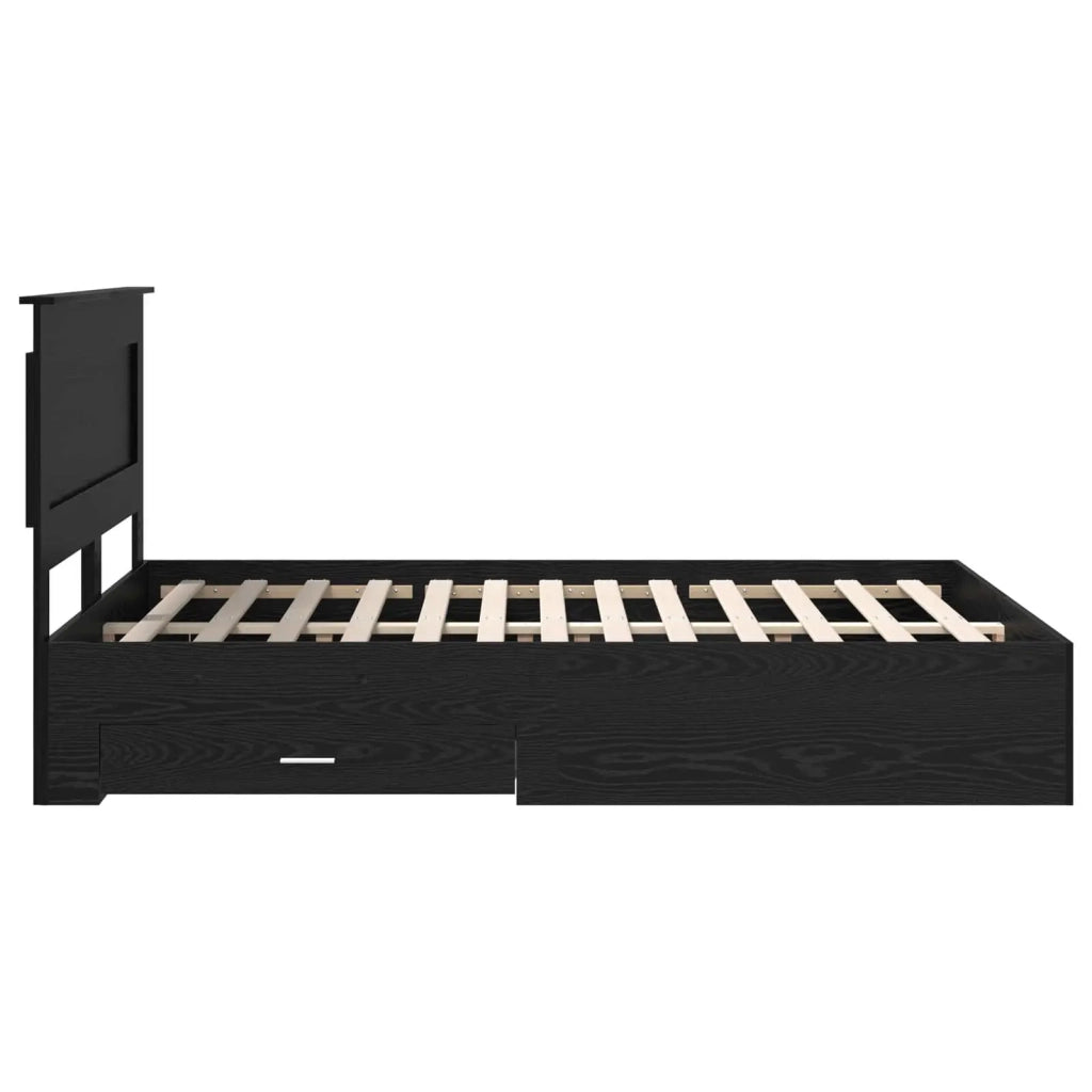 Struttura del letto con cassetto con testiera Legno multistrato 3410311