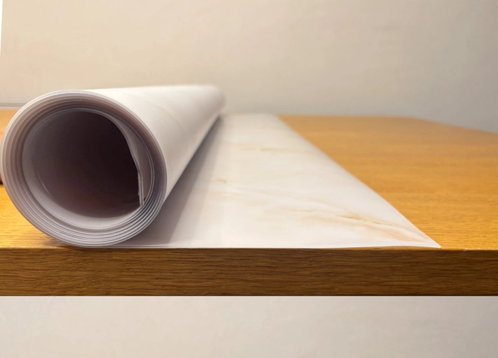 Tovaglia Antimacchia Plastificata PVC Proteggi Tavolo Crystal Marmo 1,55mm - 100X200 - D10