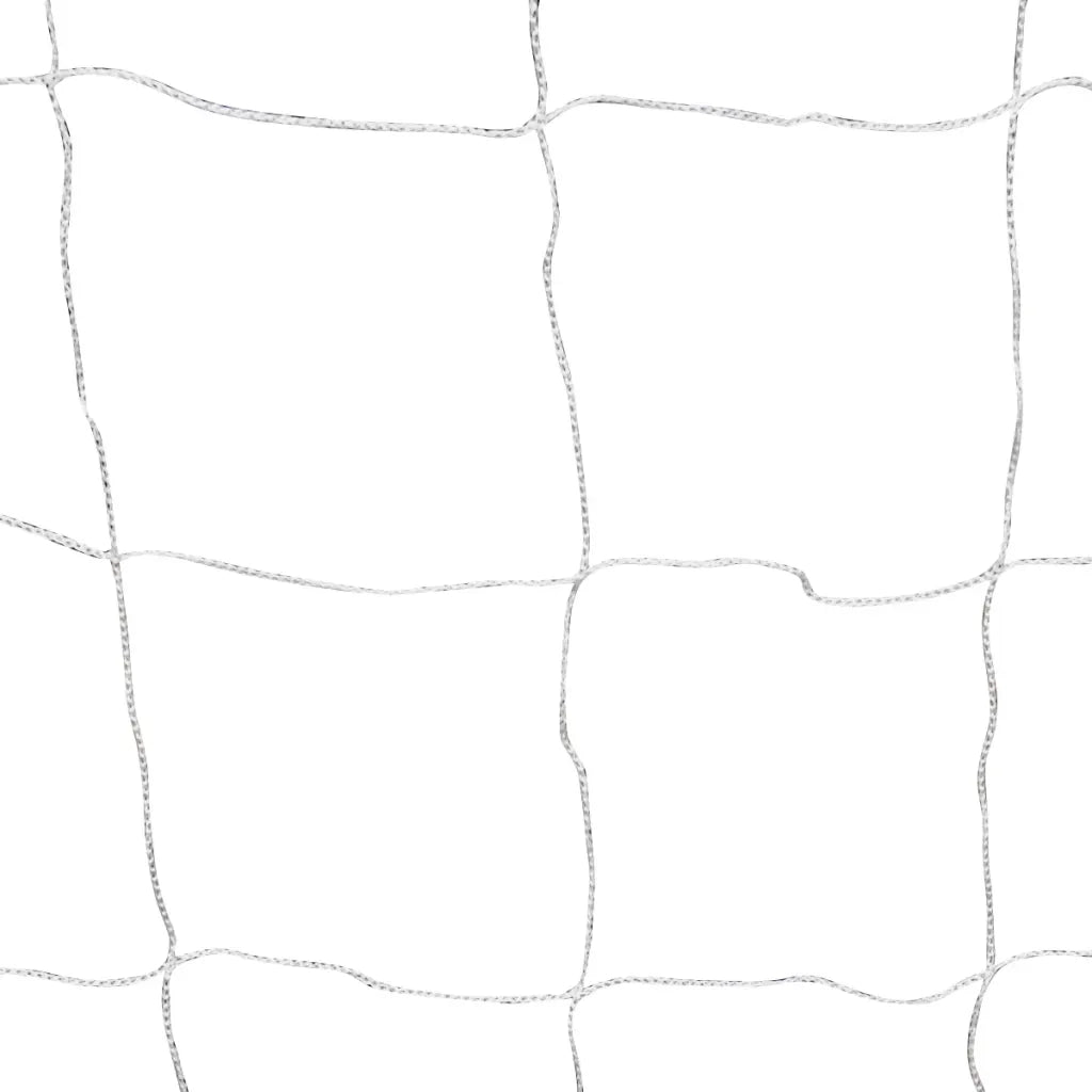 Porte da Calcio 2 pz con Reti 182x61x122 cm in Acciaio Bianche 276047