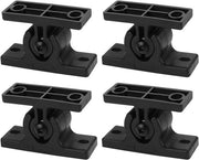 Sostegno Porta - Forma T - Nero - 4 pezzi - Plastica - Adatto per Rimorchi - Camper - Bagaglio - Sostegno Porta