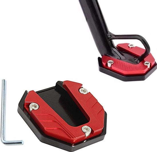 Estensione del Piede del Supporto Universale per Moto in Rosso