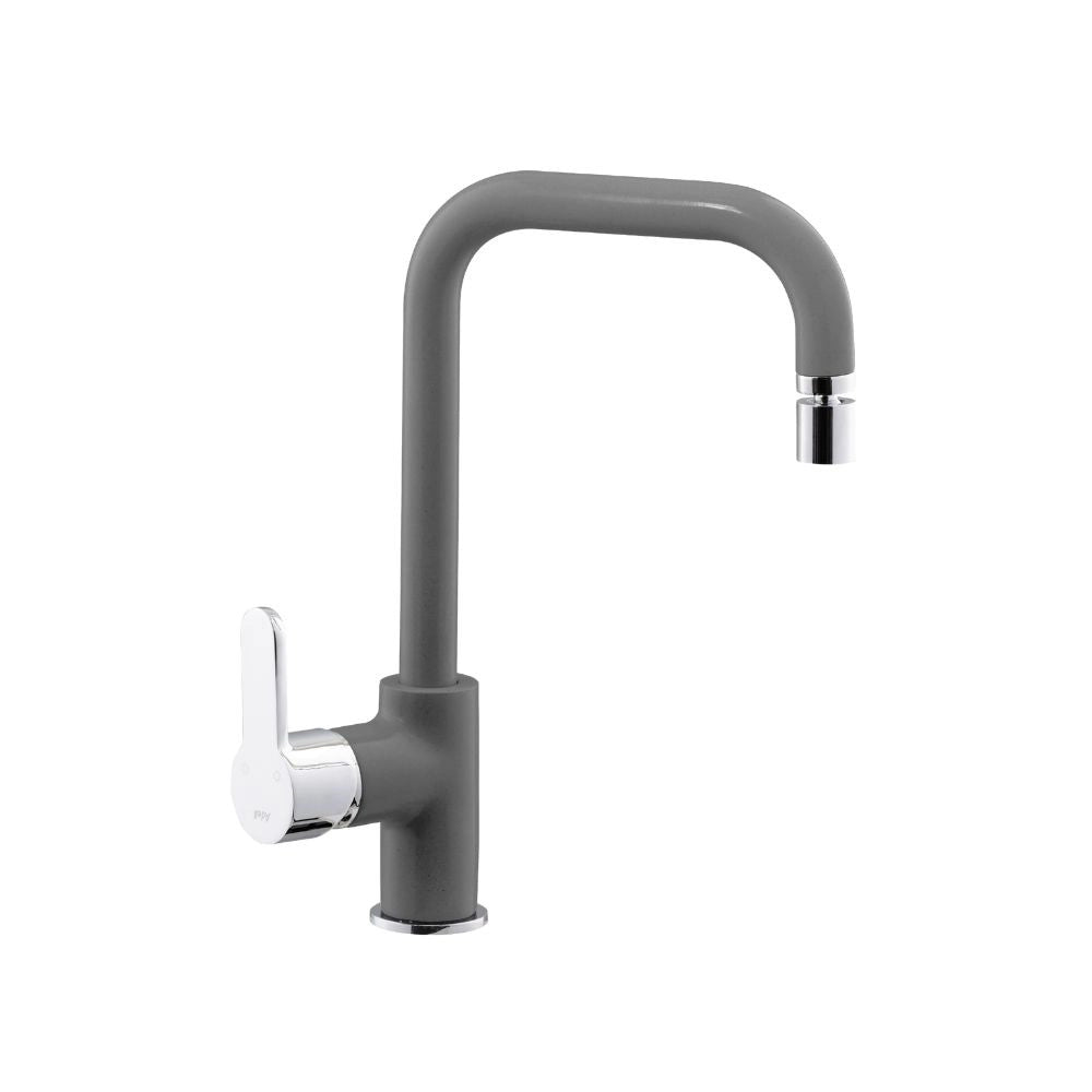 Miscelatore da cucina granito croma mat Lento