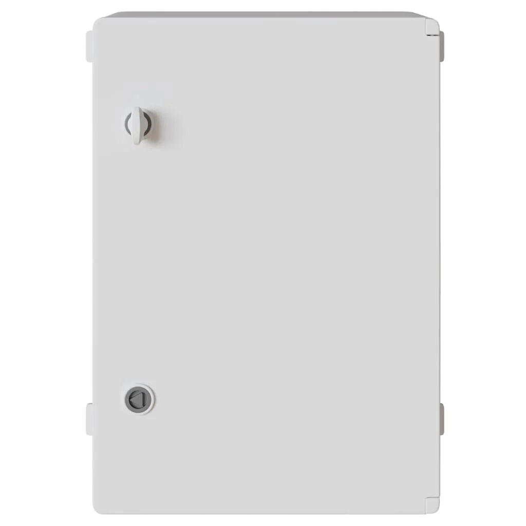 Moderno armadio di controllo rettangolare 47 x 20 x 60 cm pratico contenitore per interni/esterni plastica grigia 02_0058199
