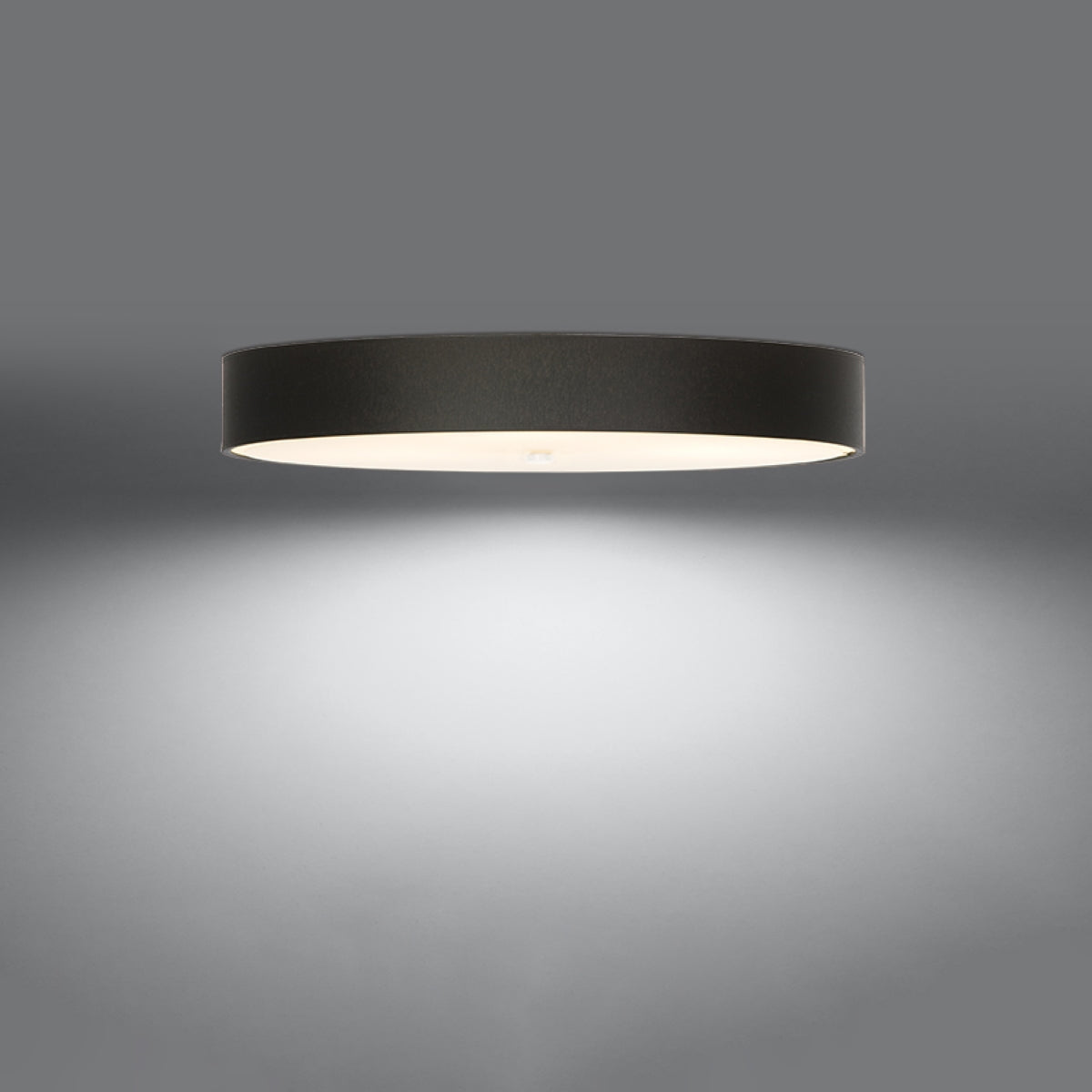 Plafoniera rotonda nera serie SKALA 2BM 6x E27 LED Max 15W