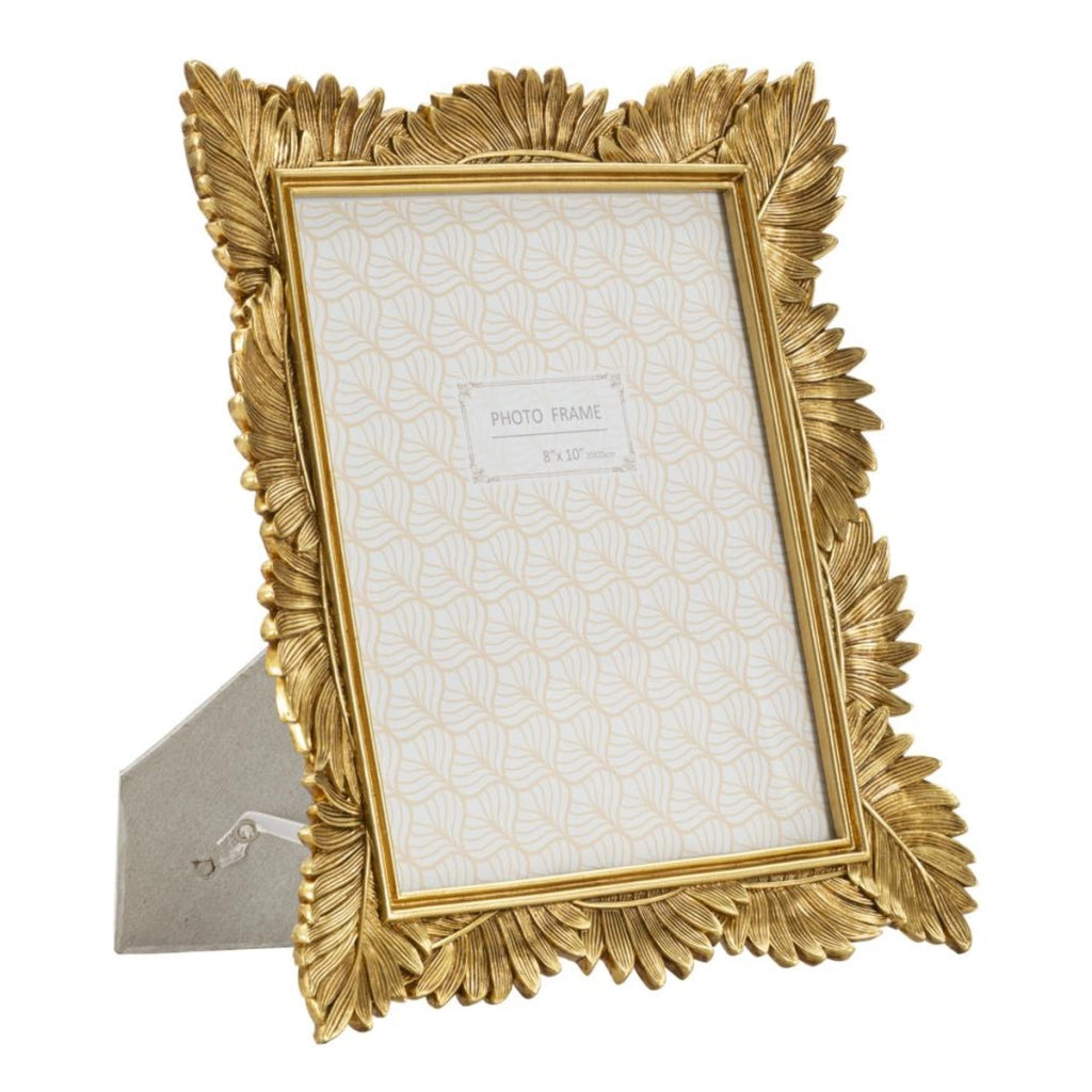 Portafoto Olistic 11, Oro, Poliresina, 28,5x3x31 cm