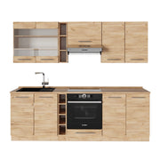 Cucina componibile Fame-Line Rovere dorato/Rovere dorato 235 cm, PL Rovere Vicco