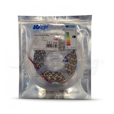 Striscia Led 60 Led/ m 5050 - 24Vdc - 14,4W/m - Bianco caldo