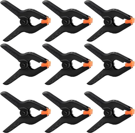 9 Set di Viti a Fisarmonica in Nylon 3 pollici Viti a Fisarmonica in Plastica Resistenti per Progetti di Fai da Te Studio Fotografico Sfondi Fotografici