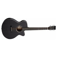 Chitarra acustica tanglewood blackbird twbb sfce smokestack black sati - 0819907021427