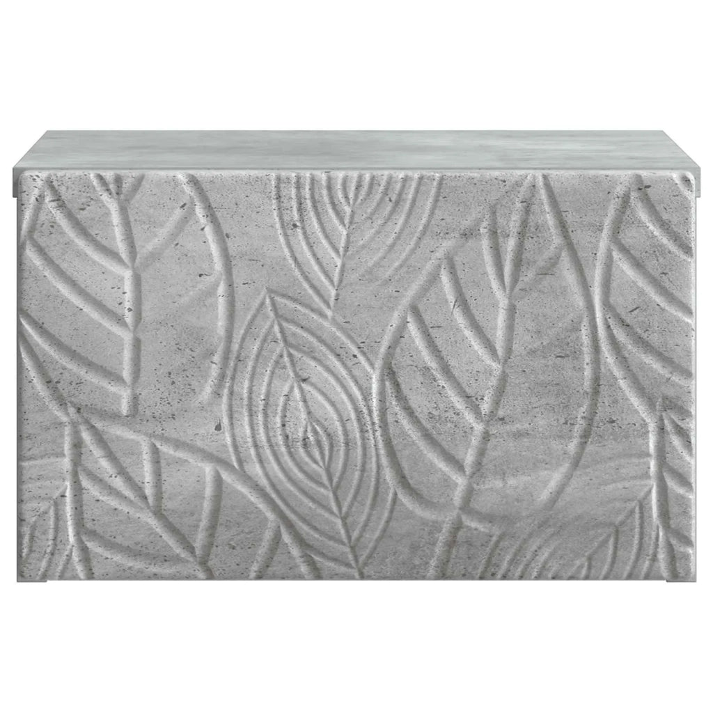Tavolino da Parete Laterale Grigio Cemento 34,5 x 33 x 20 cm 898771