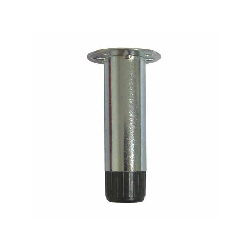 Piedino Mobili Metallo Reg.Tondo Mm 28X120