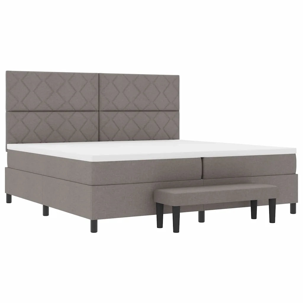 Letto a molle con materasso Talpa 200 x 200 cm Tessuto 3344174