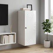 Mobiletto a muro Bianco Lucido 33 x 34,5 x 90 cm 898079