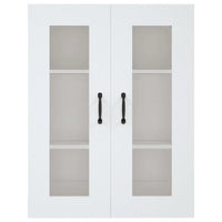 Armadietto Pensile a Parete Bianco 69,5x34x90 cm cod mxl 9051