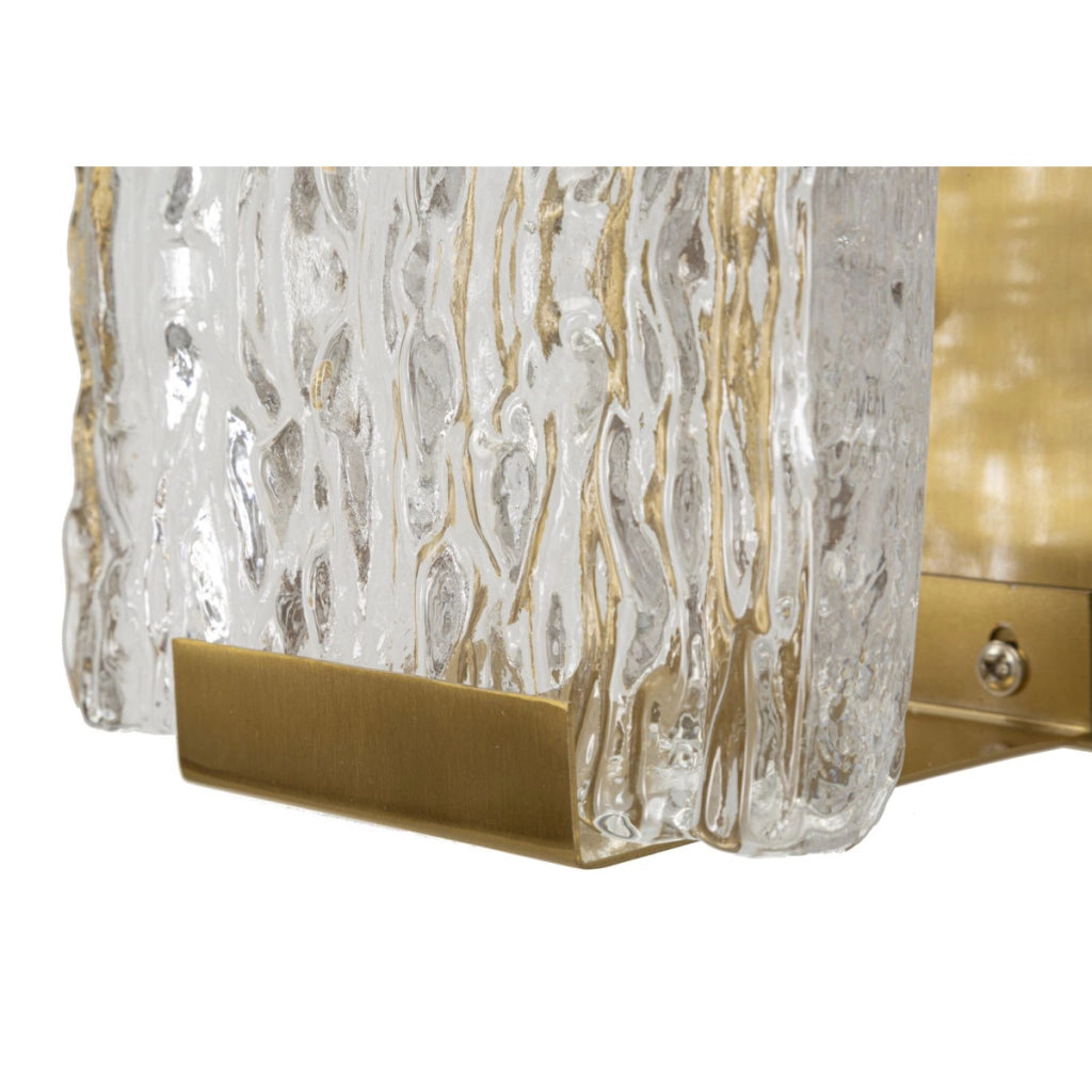 Lampada a Parete VKH59, Oro, Metallo, 36x15x10 cm