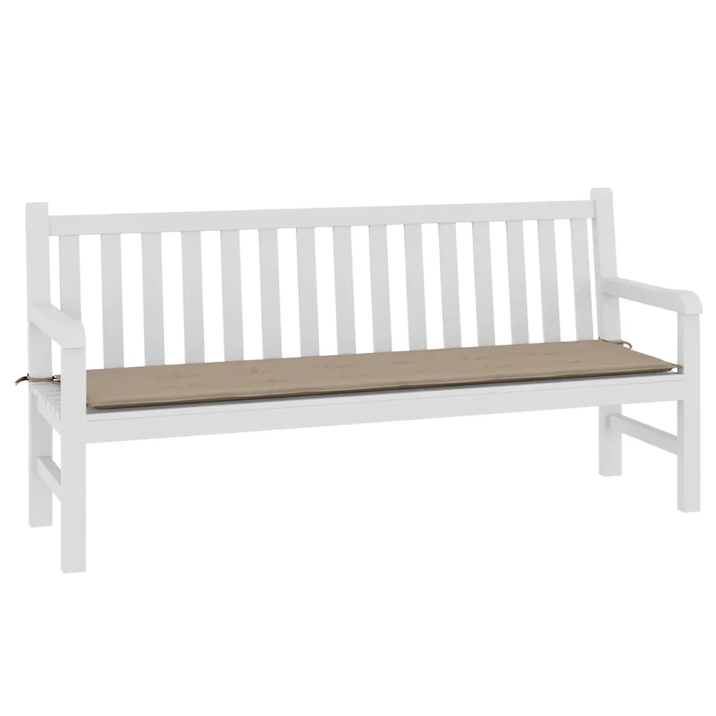 Cuscino per Panca Tortora 180x50x4 cm in Tessuto Oxford 47624