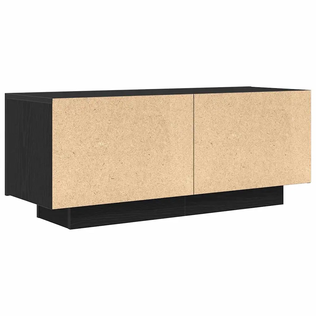 Mobile TV 100 x 35 x 40 cm Rovere Nero Legno ingegnerizzato 3333066