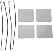 Kit di sostituzione di molla di sterzo 4 pezzi - Adatto per E320/E430 - ABS - Molla di sterzo anteriore sinistra/destra - Materiale resistente - Molla di sterzo